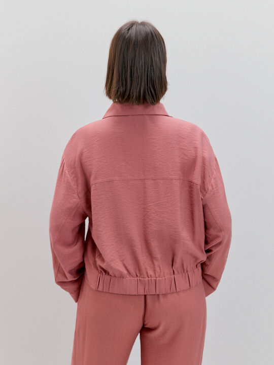 CHAQUETA FLUIDA BOLSILLOS Maquillaje Oscu image number null