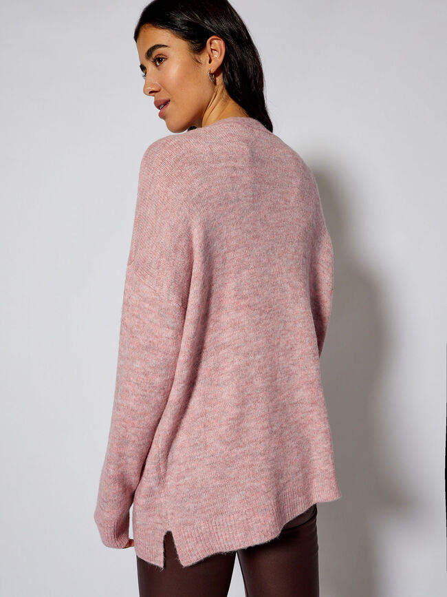 CARDIGAN TRICOT Rosa