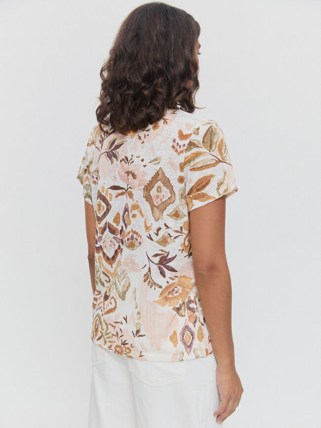 CAMISETA ESTAMPADA FLORES Estampado 1