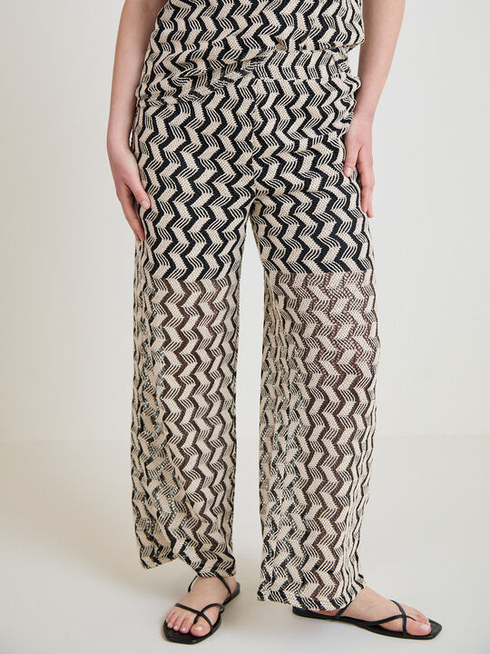 PANTALON ZIG ZAG Estampado 1 image number null