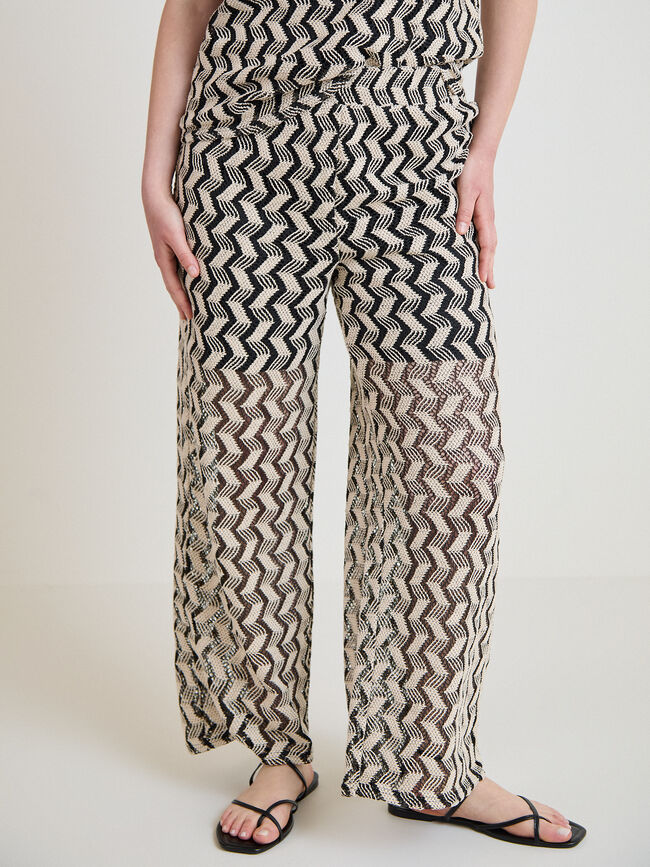 PANTALON ZIG ZAG Estampado 1