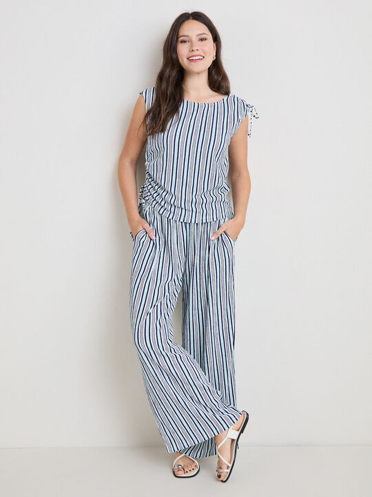 PANTALON SET ESTRUCTURA Azul Marino image number null