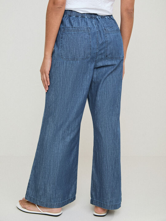 PANTALON CULOTTE Mid blue image number null