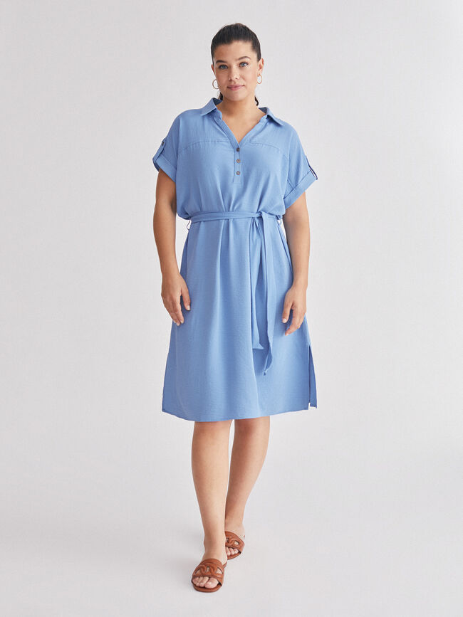 Vestido camisero Azulon