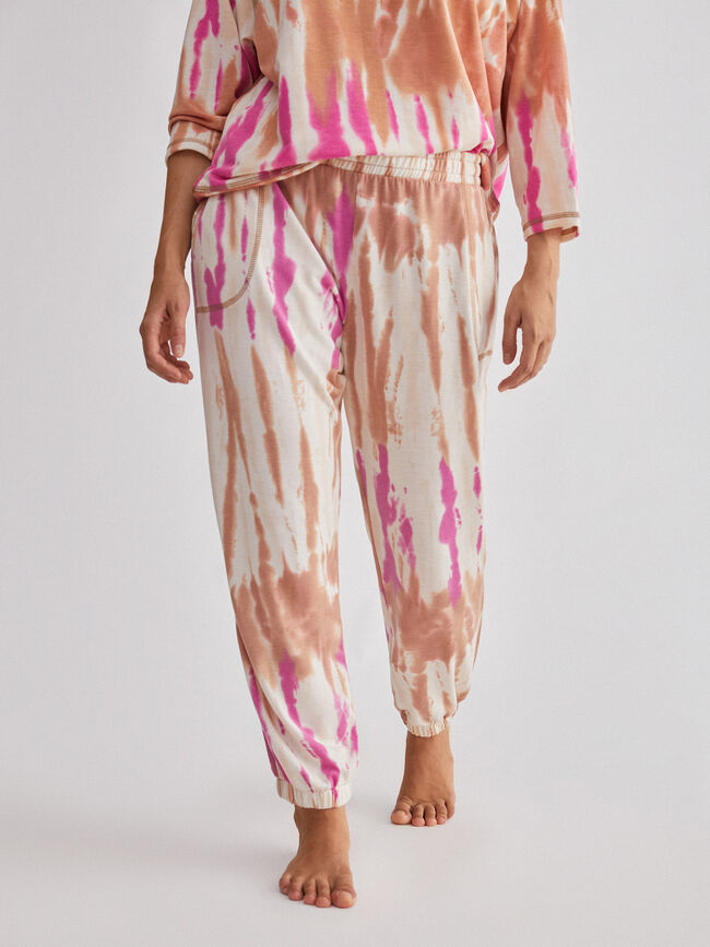Pantalon jogger tie dye Crudo Claro