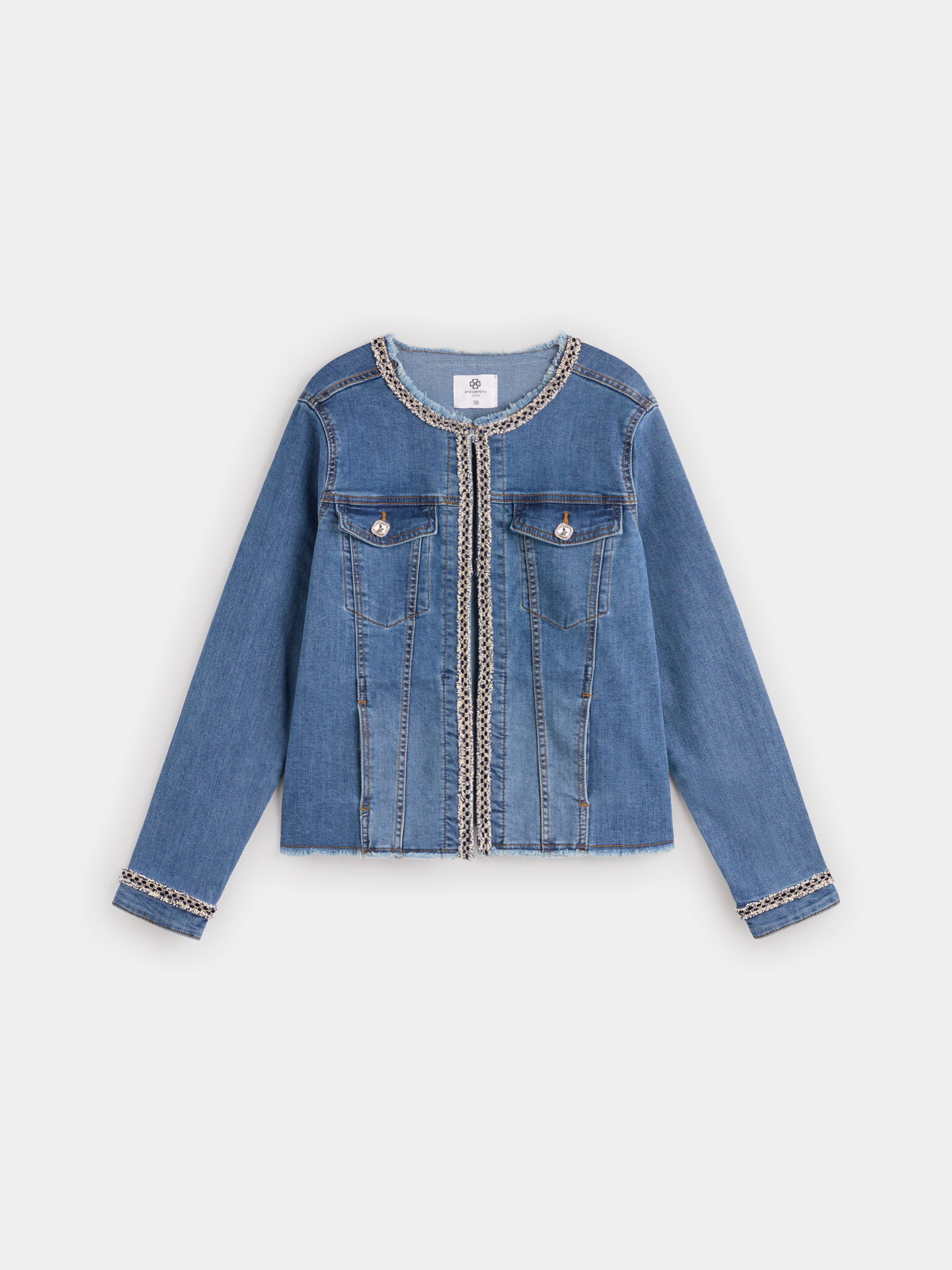 Chaqueta detalle tweed