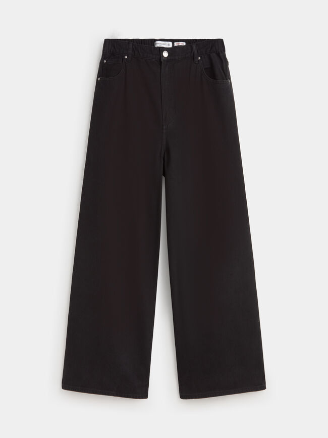 SUPER WIDE LEG GOMA Negro Denim