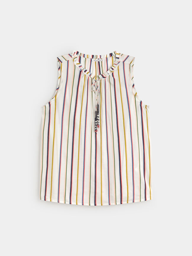 TOP FLUIDO ESTAMPADO Crudo