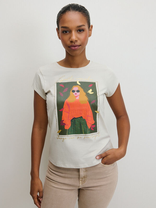 CAMISETA MUCHACHA OTO&Ntilde;AL Hielo