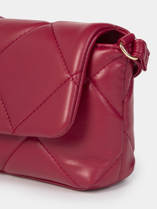 BOLSO BANDOLERA PEUQEÑO Burgundy Drab image number null