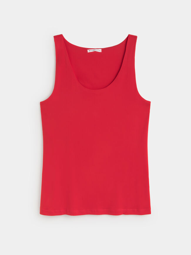 CAMISETA TIRANTE ANCHO Rojo