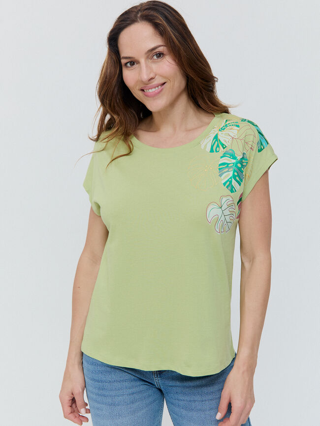 CAMISETA POSICIONAL HOJAS Manzana