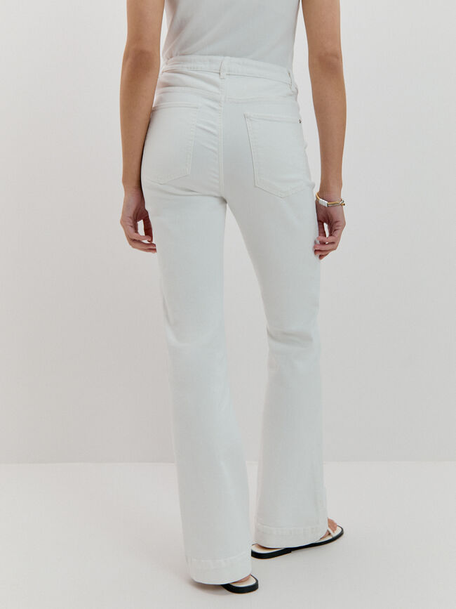 ACAMPANADO VAQUERO LARGO Blanco Optico