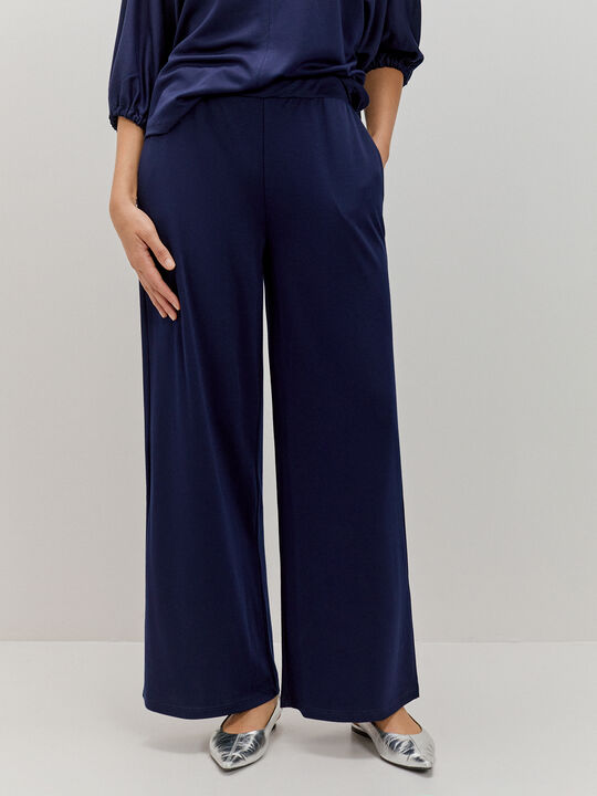 PANTALON LISO DETALLE Azul Marino image number null