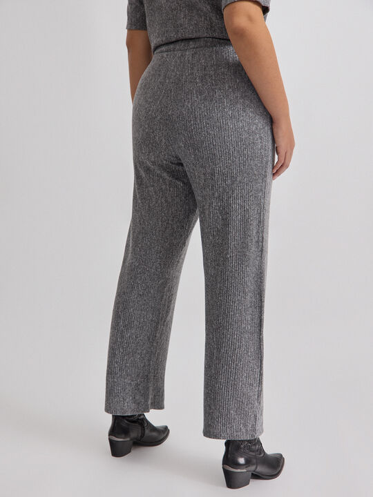 PANTALON PLISADO gris melange image number null