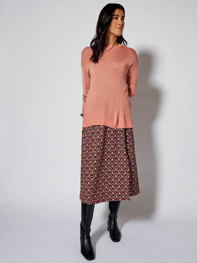 jersey cuello redondo Naranja Sunset