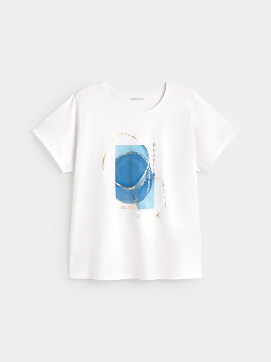 CAMISETA MAR DORADO Blanco Optico image number null