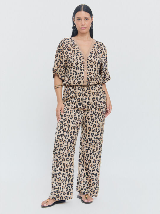 PANTALON FLUIDO Negro image number null