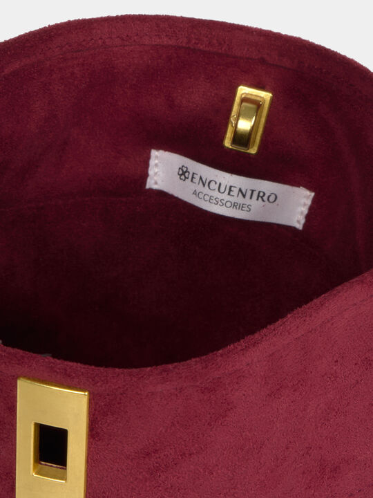 BOLSO FLECOS Berenjena image number null