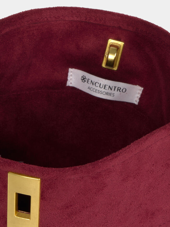 BOLSO FLECOS Berenjena