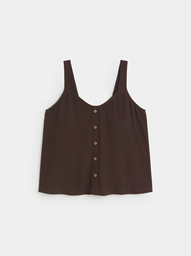 TOP ESTRUCTURA MARR&Oacute;N SET Cafe Noir