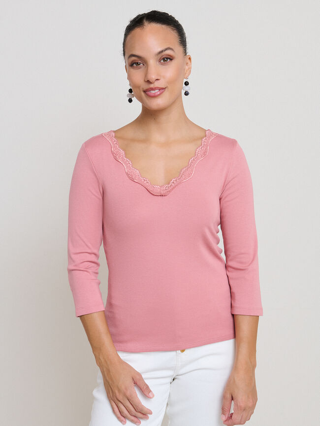 CAMISETA ENCAJE Maquillaje Oscu