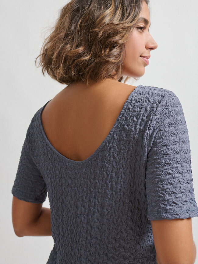 CAMISETA TEXTURA Vintage Blue