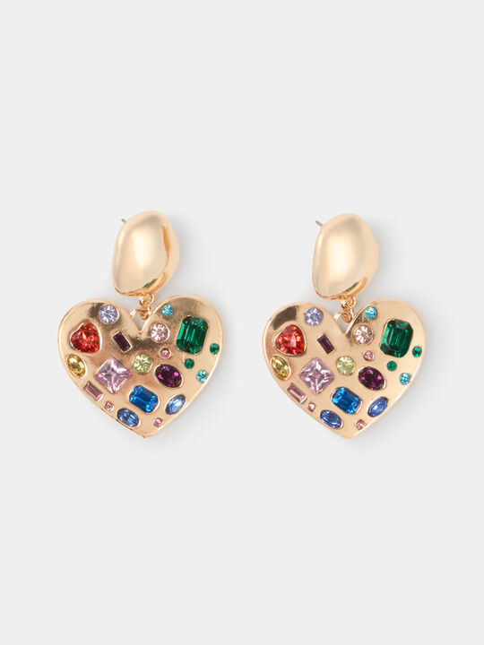 PENDIENTES CORAZON Oro image number null