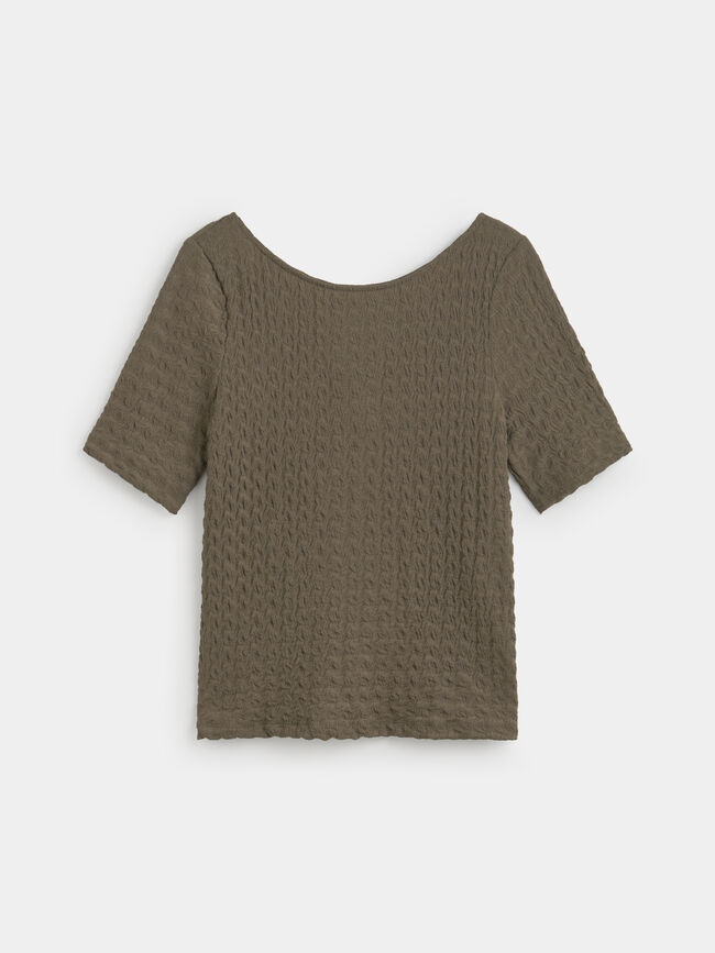 CAMISETA TEXTURA Kaki