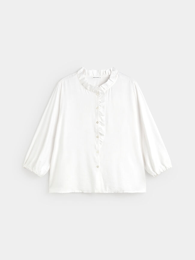 BLUSA DETALLE LISA Blanco Optico