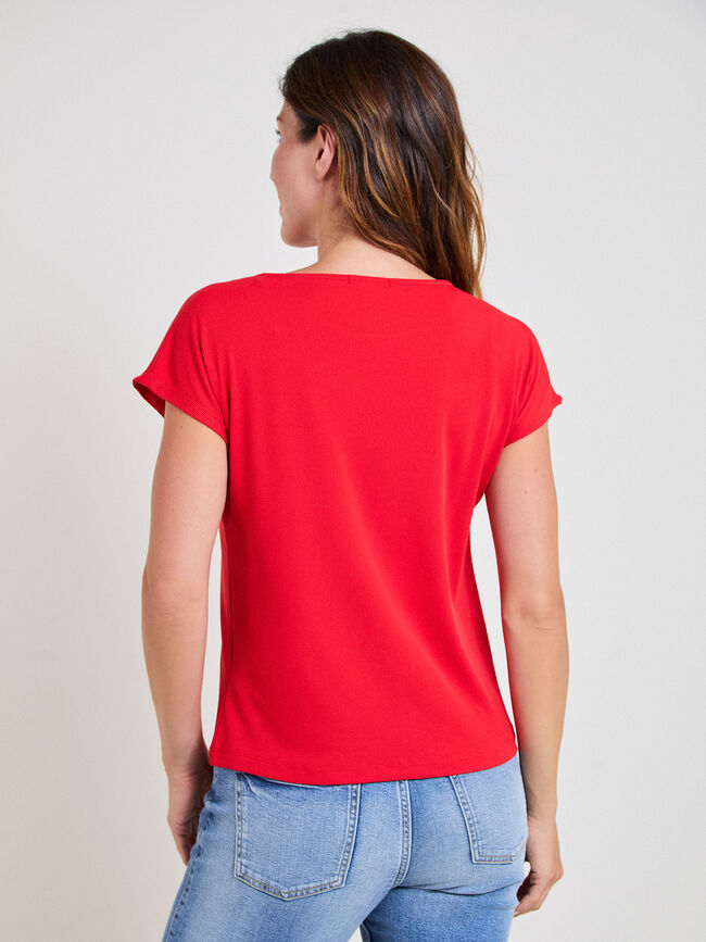 CAMISETA MANGA CORTA Rojo