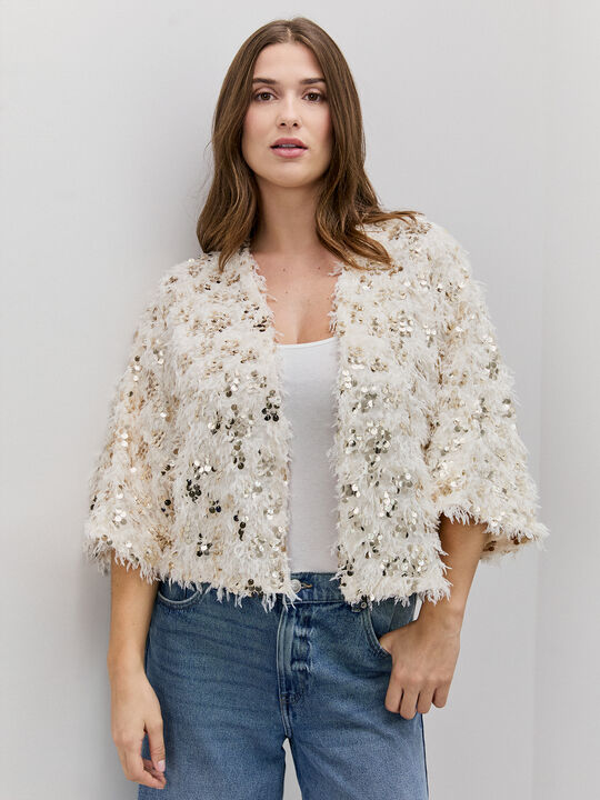 CHAQUETA PLUMA Crudo image number null