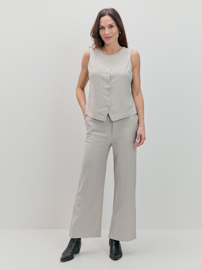 PANTALON VESTIR BOLSILLOS Hielo