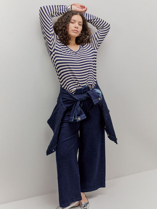 CAMISETA FRUNCES Rayas 1 image number null