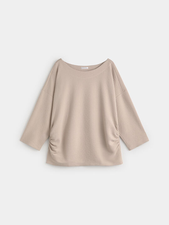 JERSEY TEXTURA Beige image number null