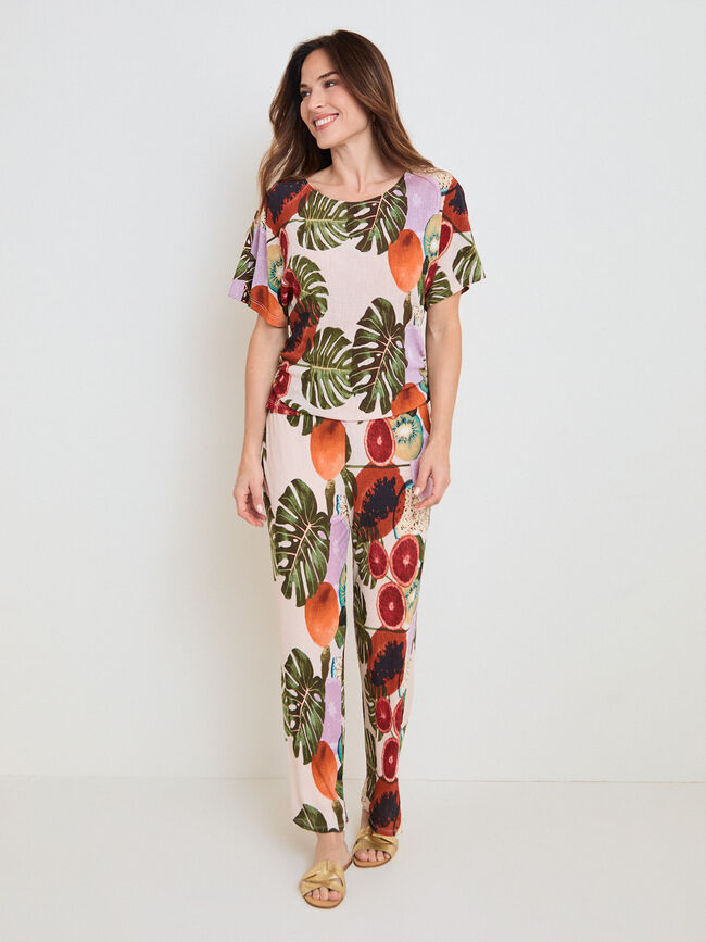 CAMISETA SET PLISADO FRUTAS Estampado 1