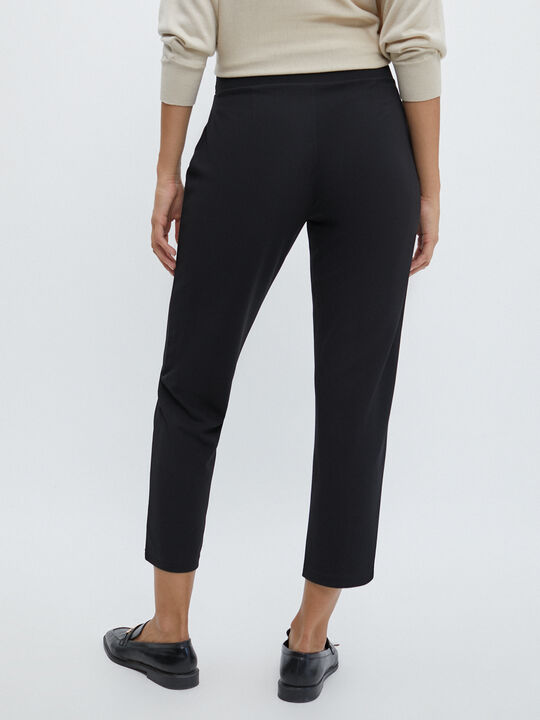 PANTALÓN BOTONES Negro image number null