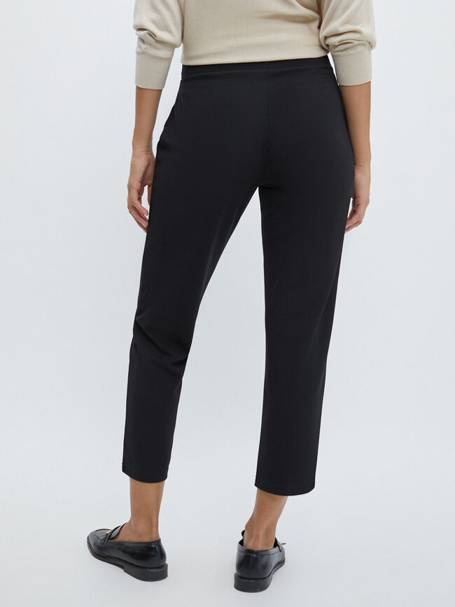PANTALÓN BOTONES Negro