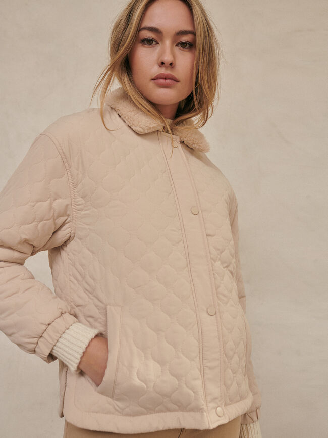 CHAQUETA CUELLO BORREGUITO Encuentro Moda PEN |39.99 EUR