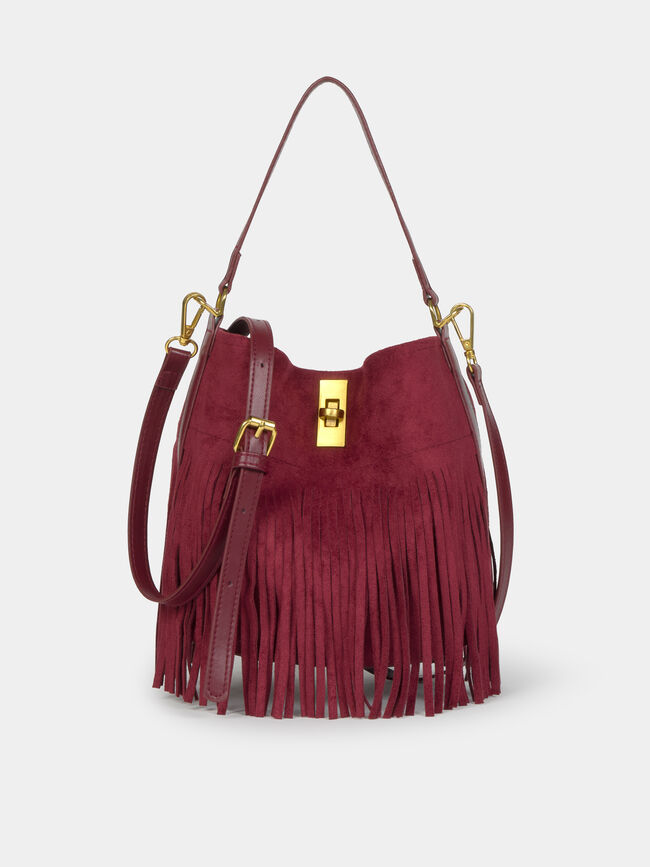 BOLSO FLECOS Berenjena