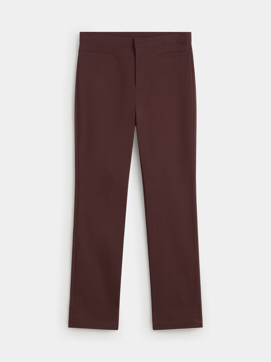 PANTAL&Oacute;N LARGO  BENGALINA Marron Medio image number null