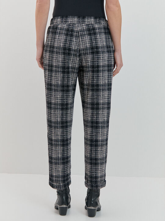 PANTAL&Oacute;N LIVERPOOL CUADROS Negro image number null