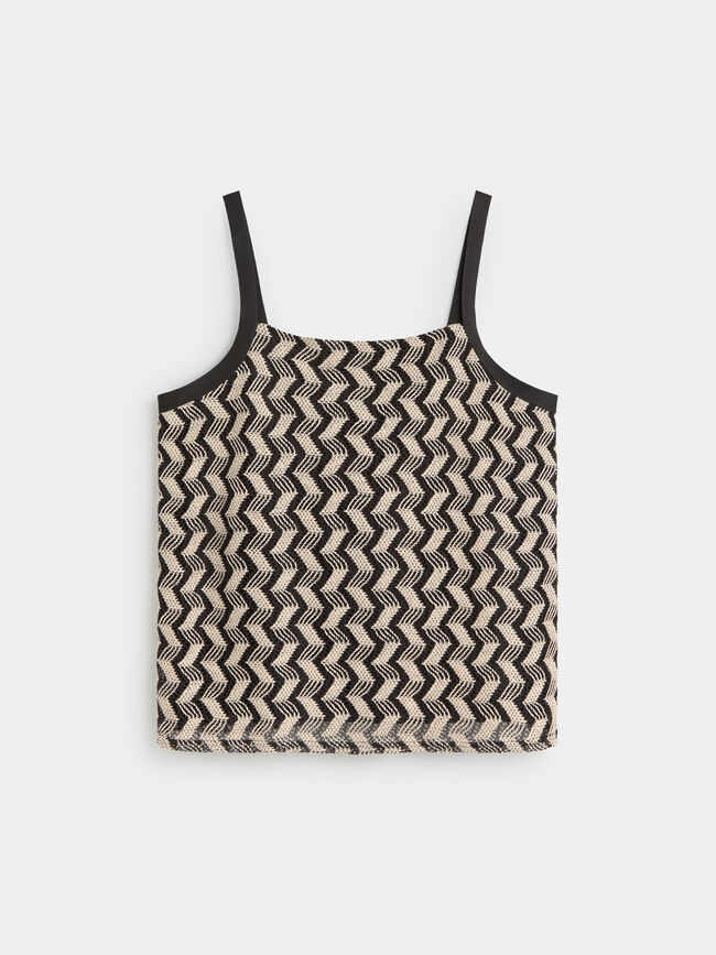 TOP ZIG ZAG Estampado 1