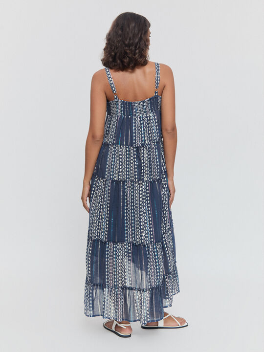VESTIDO ESTAMPADO Indigo image number null