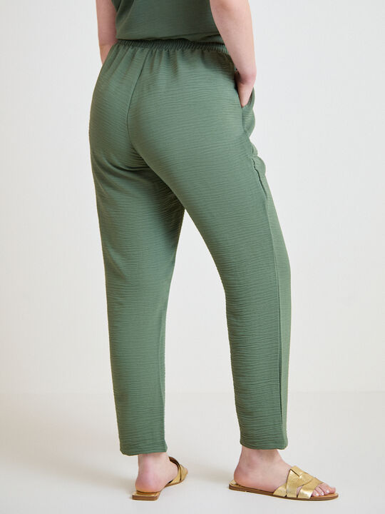 PANTAL&Oacute;N JOGGER Verde oscuro image number null