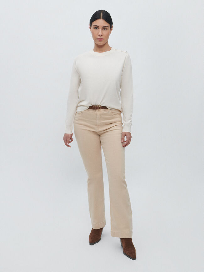 JERSEY BOTONES JOYA Beige