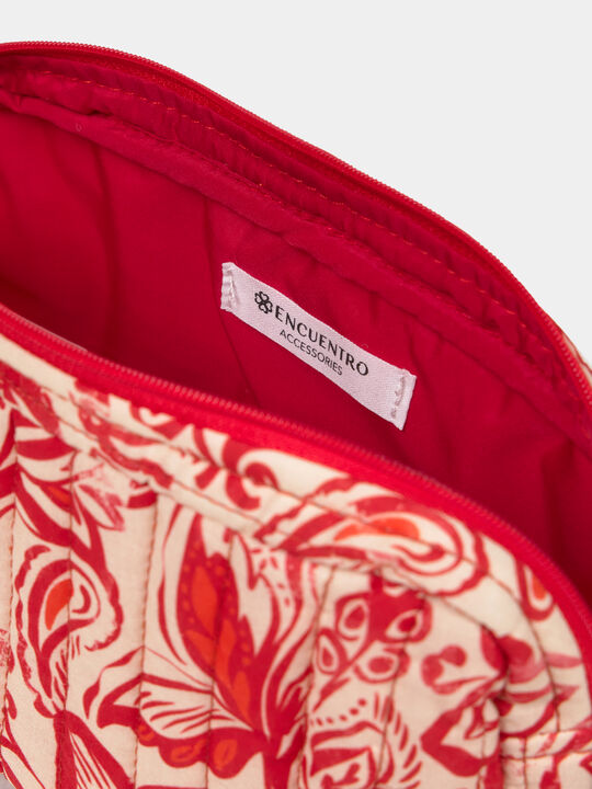NECESER MEDIANO ESTAMPADO Rojo Oscuro image number null