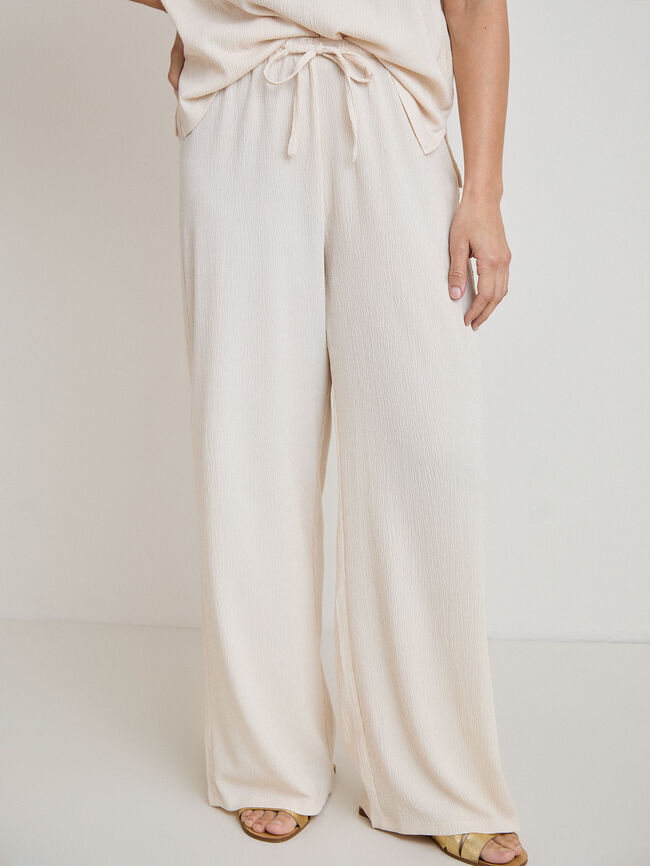 PANTALON TEXTURA Beige