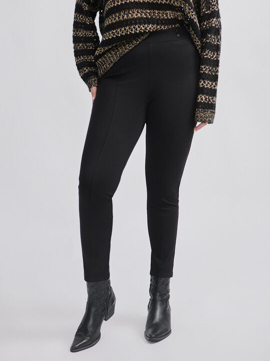 LEGGING PUNTO ROMA BOTONES Negro image number null
