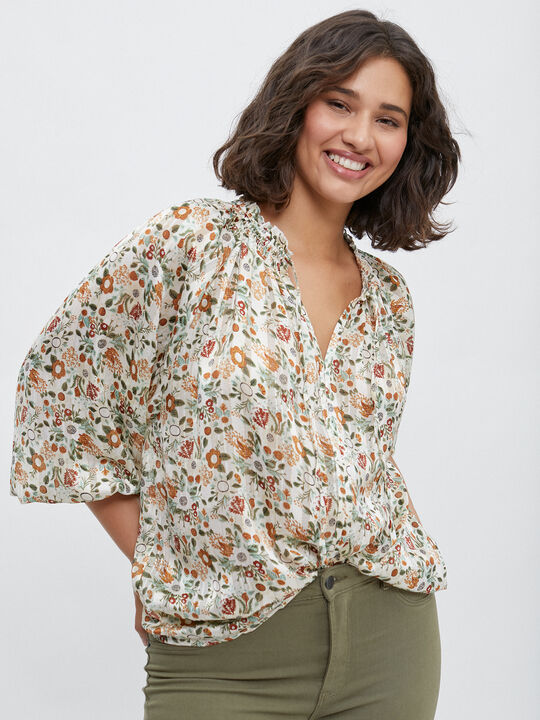 BLUSA ROMÁNTICA Crudo image number null